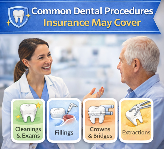 common dental procedures insurance may cover (1)